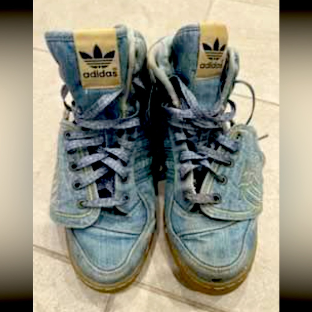 Denim Winged Jeremy Scott Sneakers Adidas